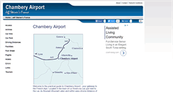 Desktop Screenshot of chamberyairport.net